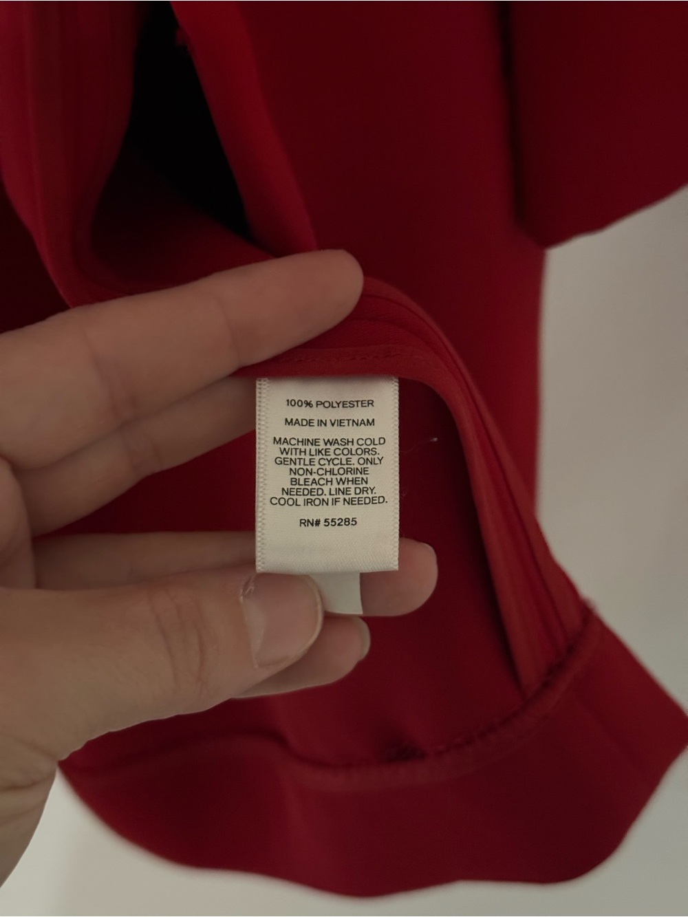 Express Red Open-Front Blazer - Picture 7 of 8
